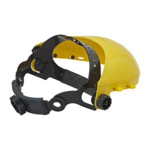casquete portavisor amarillo de steelpro