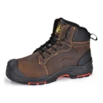 Bota de seguridad M-8552 Safetoe, puntera composite, suela antideslizante y plantilla acolchada, ideal para construcción, minería y trabajos exigentes.