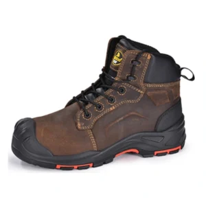 Bota de seguridad M-8552 Safetoe, puntera composite, suela antideslizante y plantilla acolchada, ideal para construcción, minería y trabajos exigentes.