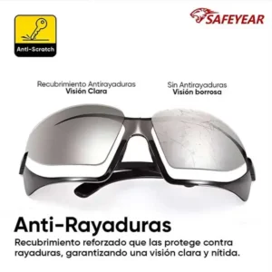 lente negro de seguridad sg003 antirayaduras