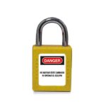 candado-con-aro-metalico-l25mm-amarillo-sofamel