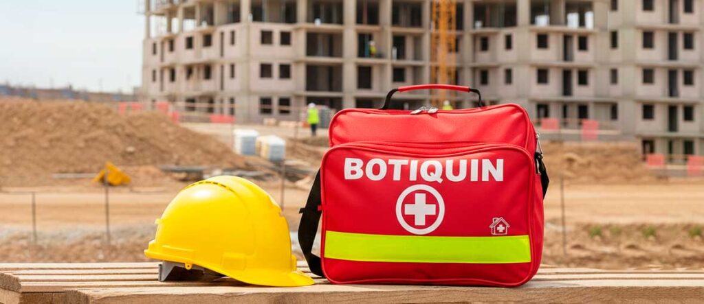 uso-de-botiquin-en-obra-de-construccion