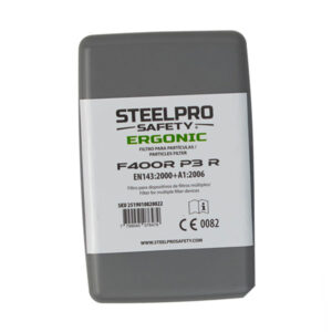 Filtro respiratorio Ergonic F400R P3 R para protección contra partículas