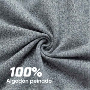 polo manga larga 100% algodón peinado