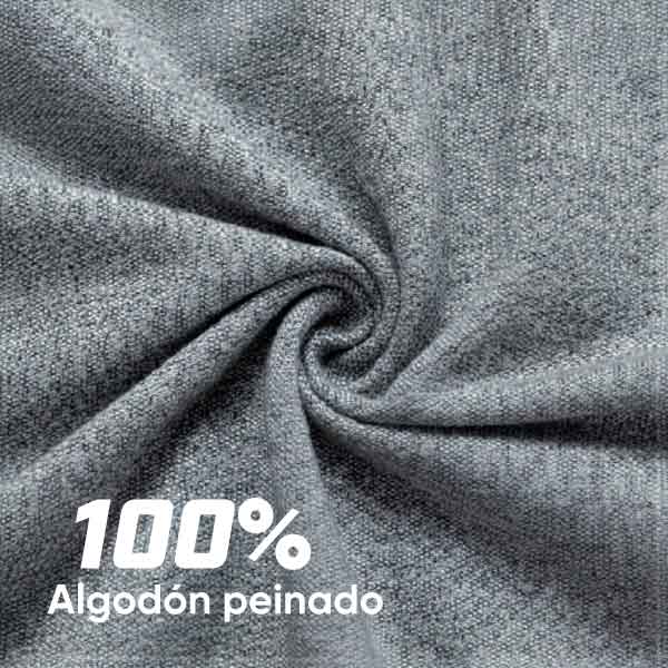polo manga larga 100% algodón peinado