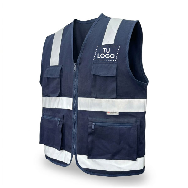 Chaleco de seguridad XC200 con espacio para logo personalizado