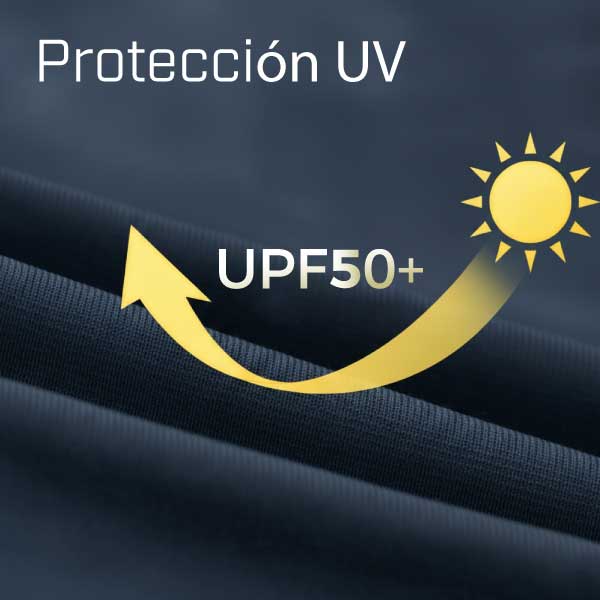 Chaleco con protección UV 50+