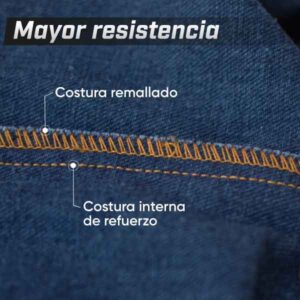 Costura remallado y costura interna de refuerzo