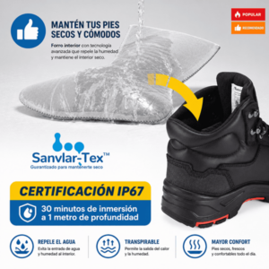 CALZADO DE SEGURIDAD M-8565- SAFETOE - Imagen 2