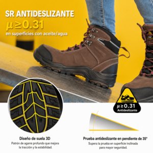 BOTA DE SEGURIDAD PARA MUJER M-8553 - SAFETOE - Imagen 3