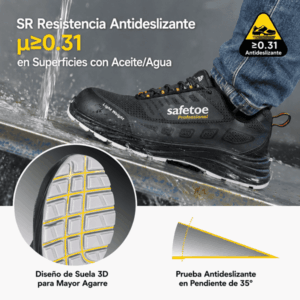 ZAPATILLA DE SEGURIDAD L-7571 SAFETOE - Imagen 2
